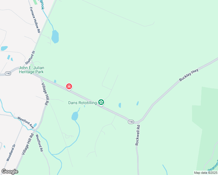 map of restaurants, bars, coffee shops, grocery stores, and more near 29 Sunset Ridge Road in Stafford