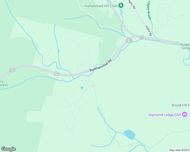 map of restaurants, bars, coffee shops, grocery stores, and more near 199 Broad Hill Road in Granby