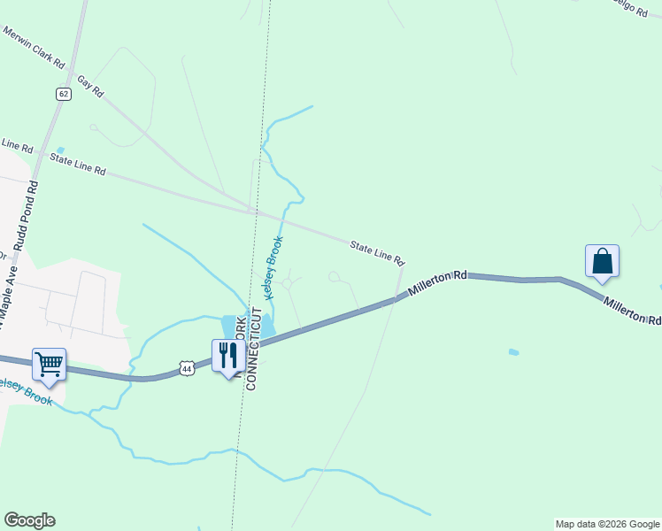 map of restaurants, bars, coffee shops, grocery stores, and more near 11 Deerfield Road in Salisbury