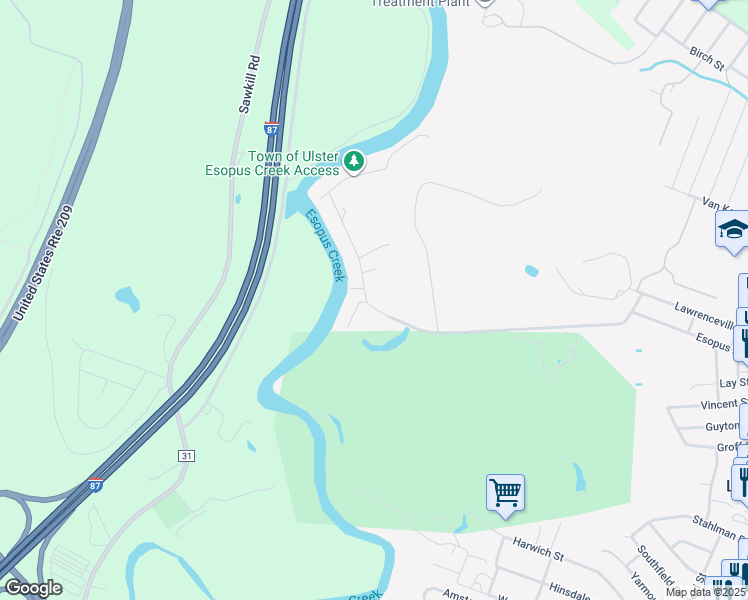 map of restaurants, bars, coffee shops, grocery stores, and more near 888-928 Orlando Street in Kingston