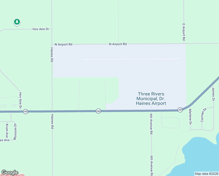 map of restaurants, bars, coffee shops, grocery stores, and more near 57777 Mitchell Road in Three Rivers