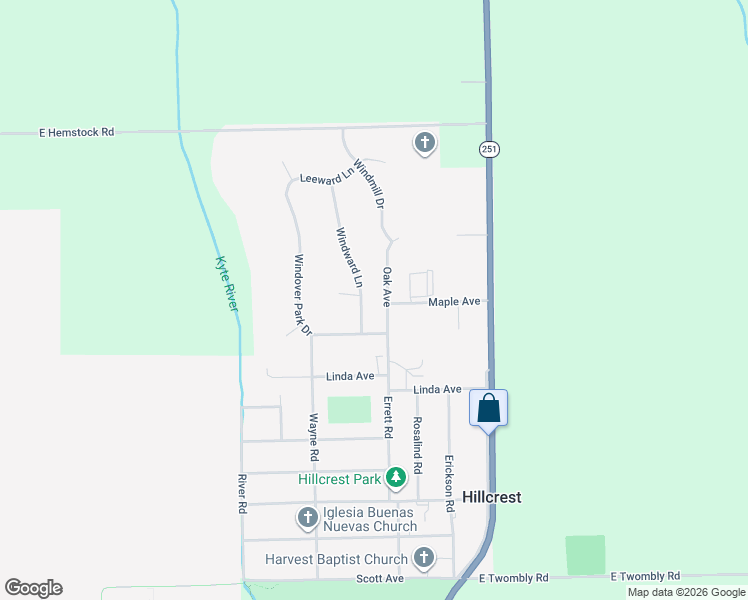 map of restaurants, bars, coffee shops, grocery stores, and more near 110 Windward Lane in Rochelle
