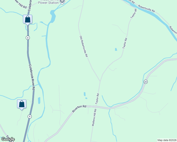 map of restaurants, bars, coffee shops, grocery stores, and more near 115 Old Robertsville Road in Winsted