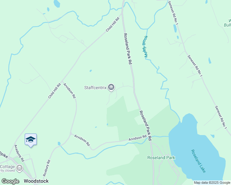 map of restaurants, bars, coffee shops, grocery stores, and more near 20 Woodstock Meadows in Woodstock