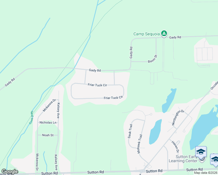 map of restaurants, bars, coffee shops, grocery stores, and more near 4701 Robin Hood Trail in Adrian