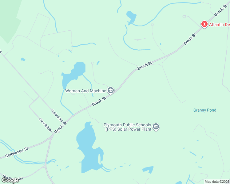 map of restaurants, bars, coffee shops, grocery stores, and more near 181 Brook Street in Plympton