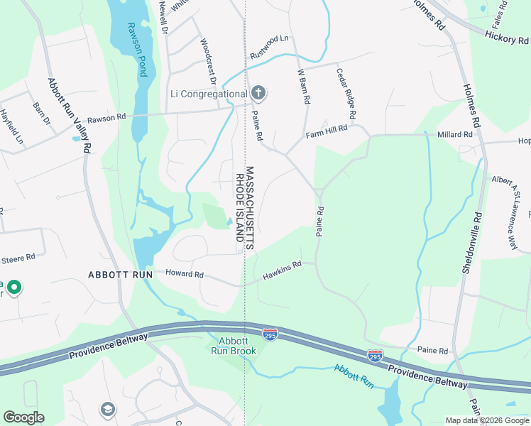 map of restaurants, bars, coffee shops, grocery stores, and more near 76 Germaine Drive in North Attleborough