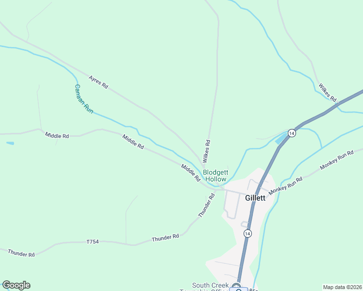 map of restaurants, bars, coffee shops, grocery stores, and more near 2835 Ayres Road in Gillett