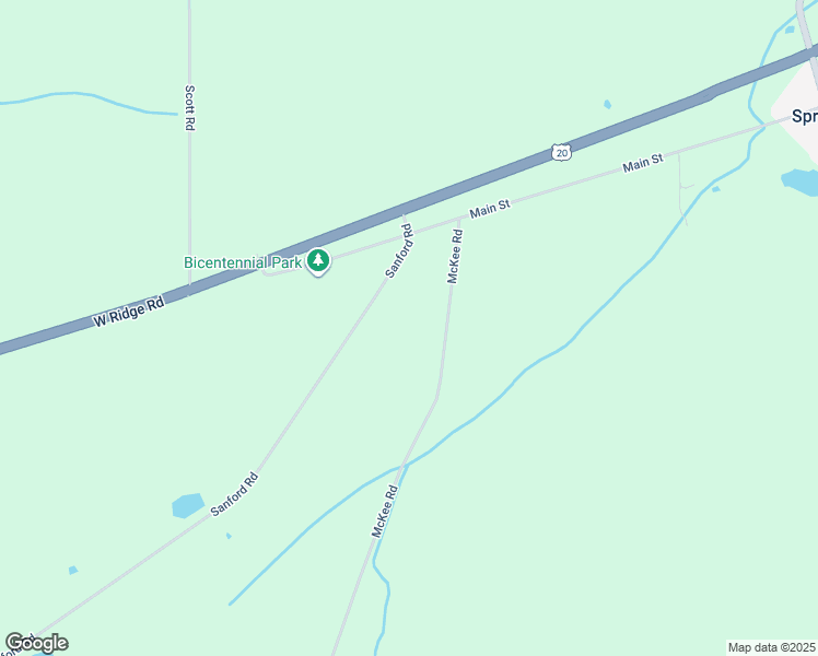 map of restaurants, bars, coffee shops, grocery stores, and more near 5476 McKee Road in Girard