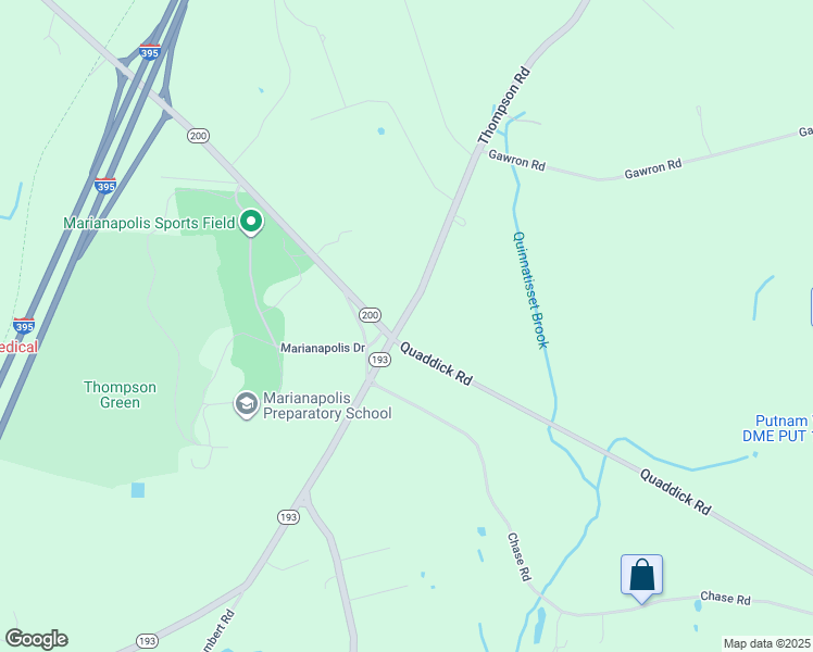 355 Thompson Road, Thompson CT Walk Score