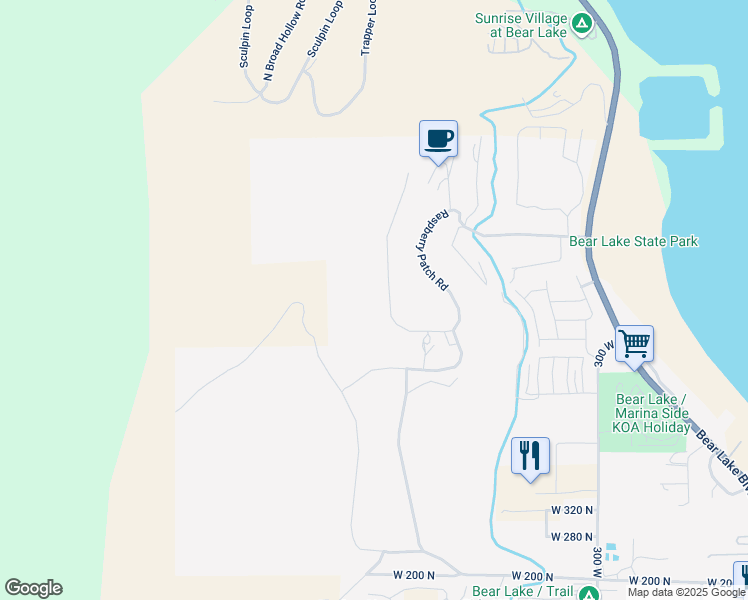 map of restaurants, bars, coffee shops, grocery stores, and more near 689 Cambry Drive in Garden City