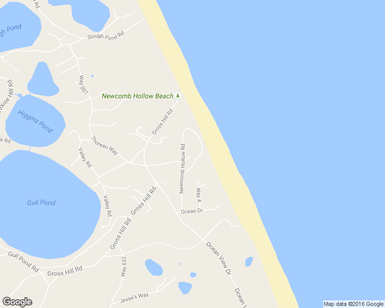 map of restaurants, bars, coffee shops, grocery stores, and more near 95 Granny Treats Way in Wellfleet