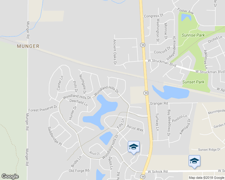 map of restaurants, bars, coffee shops, grocery stores, and more near 1276 Horseshoe Court in Bartlett