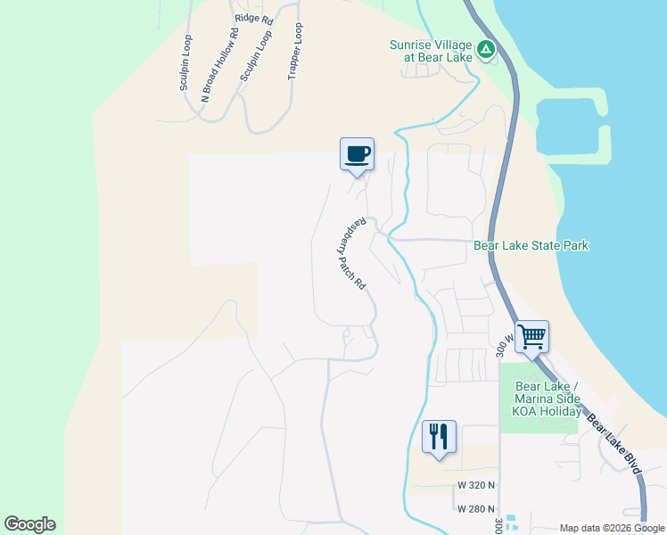 map of restaurants, bars, coffee shops, grocery stores, and more near 555 Raspberry Patch Road in Garden City