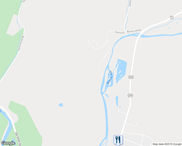 map of restaurants, bars, coffee shops, grocery stores, and more near 5 Gavette Road in Roscoe