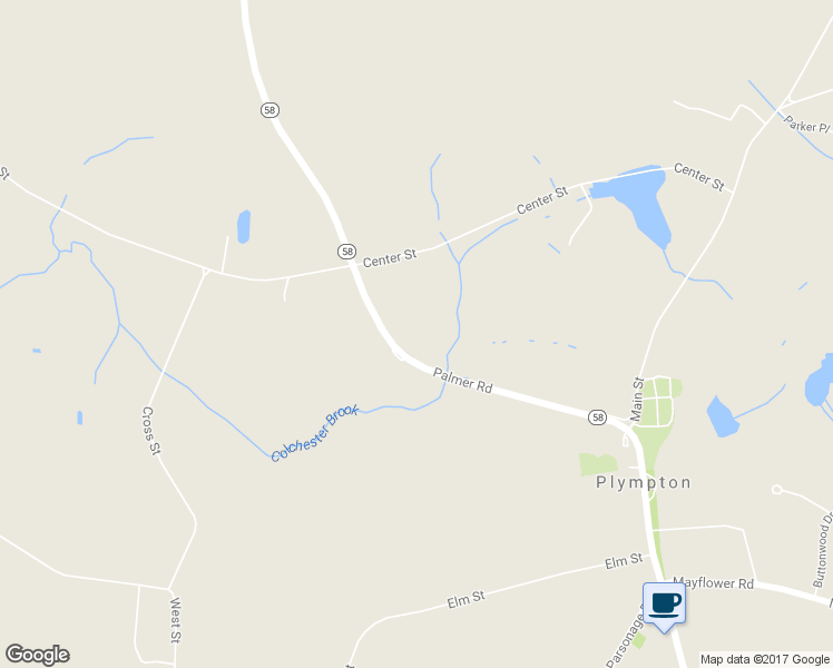 map of restaurants, bars, coffee shops, grocery stores, and more near 53 Massachusetts 58 in Plympton