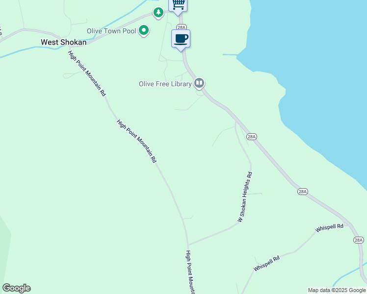 map of restaurants, bars, coffee shops, grocery stores, and more near in West Shokan