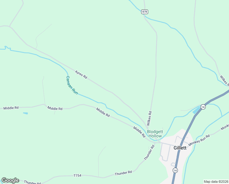 map of restaurants, bars, coffee shops, grocery stores, and more near 2835 Ayres Road in Gillett