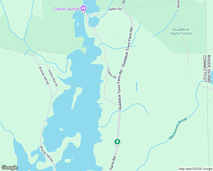 map of restaurants, bars, coffee shops, grocery stores, and more near 52 Breaults Landing Road in Thompson