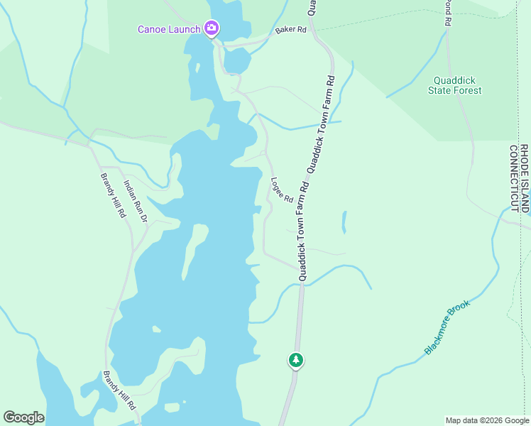map of restaurants, bars, coffee shops, grocery stores, and more near 52 Breaults Landing Road in Thompson