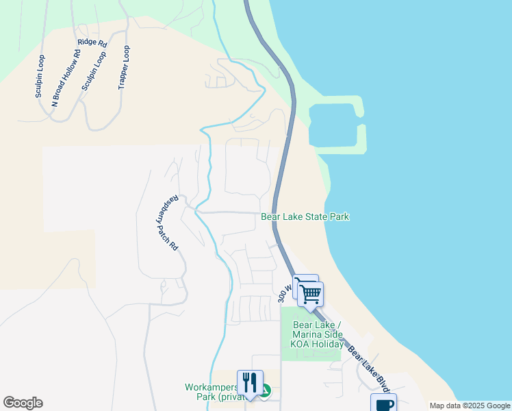 map of restaurants, bars, coffee shops, grocery stores, and more near 815 North Harbor Drive in Garden City