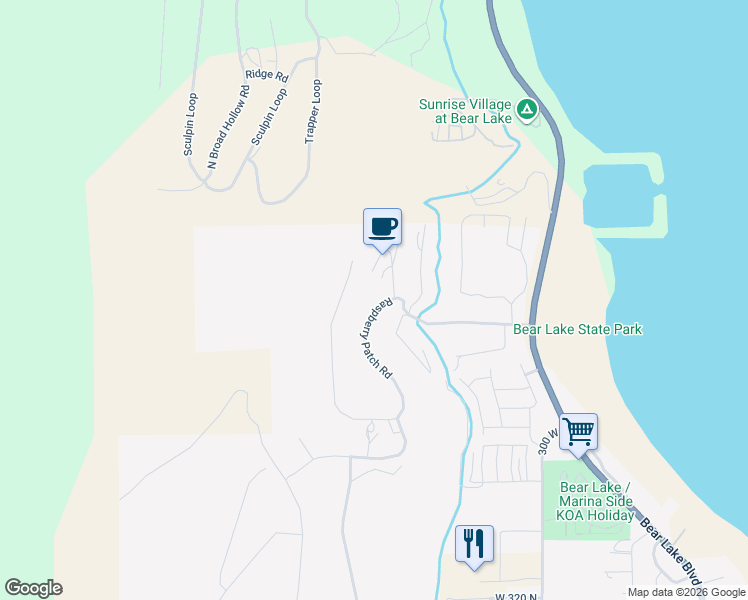 map of restaurants, bars, coffee shops, grocery stores, and more near 541 Raspberry Patch Road in Garden City