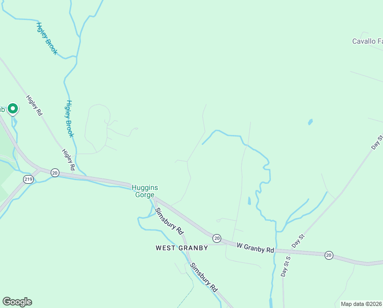 map of restaurants, bars, coffee shops, grocery stores, and more near Morningside Drive in Granby