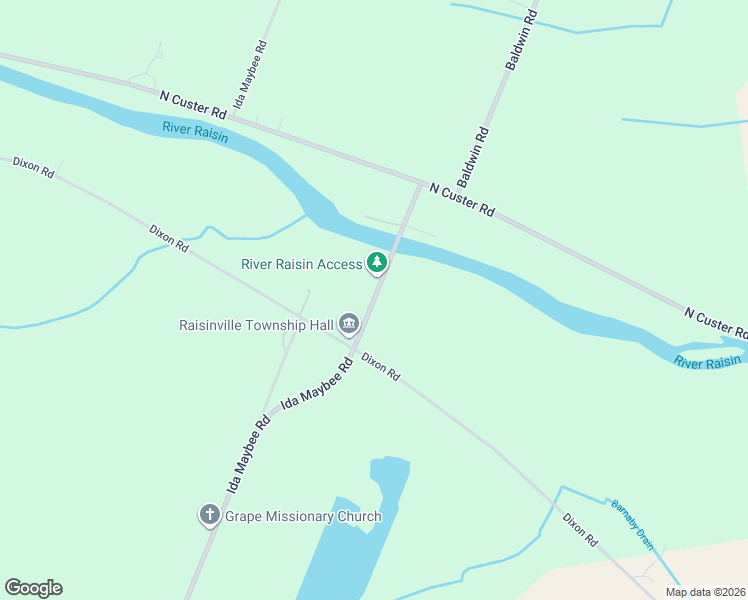 map of restaurants, bars, coffee shops, grocery stores, and more near 74 Ida Maybee Road in Monroe