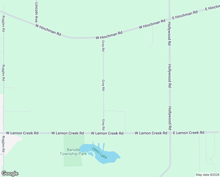 map of restaurants, bars, coffee shops, grocery stores, and more near 8622 Gray Road in Baroda