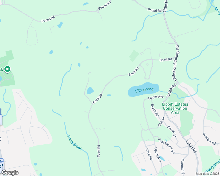 map of restaurants, bars, coffee shops, grocery stores, and more near 275 Scott Road in Cumberland