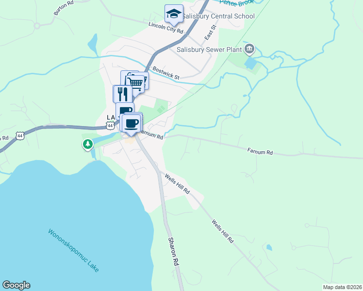 map of restaurants, bars, coffee shops, grocery stores, and more near 7 Perry St in Salisbury