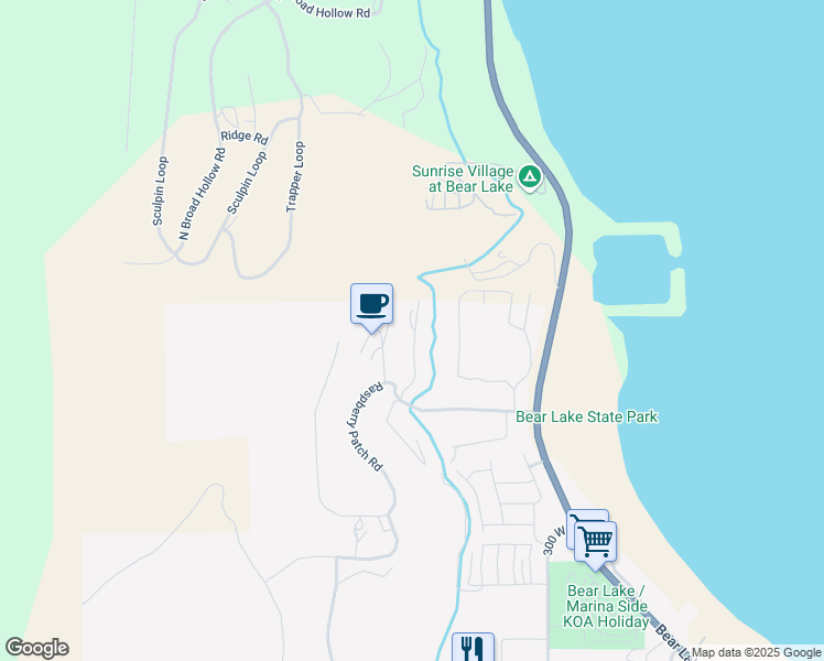 map of restaurants, bars, coffee shops, grocery stores, and more near 925 Blackberry Drive in Garden City