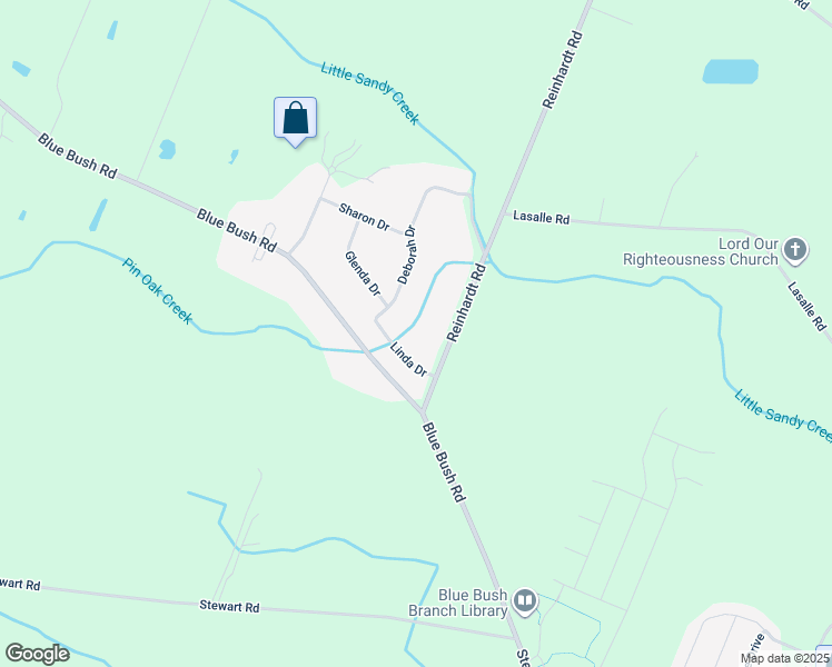 map of restaurants, bars, coffee shops, grocery stores, and more near 2658 Linda Drive in Monroe
