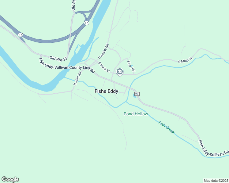 map of restaurants, bars, coffee shops, grocery stores, and more near in Fishs Eddy