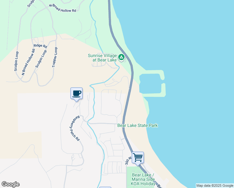 map of restaurants, bars, coffee shops, grocery stores, and more near 951 North Harbor Village East Drive in Garden City
