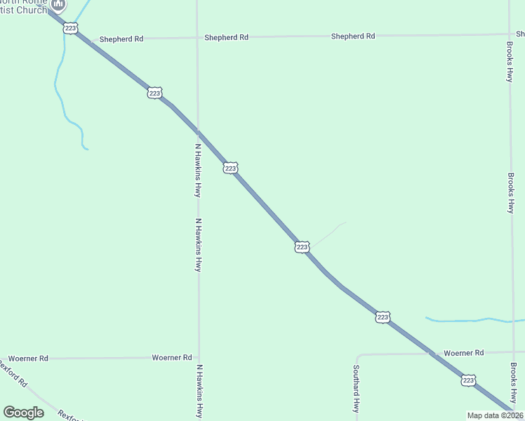 map of restaurants, bars, coffee shops, grocery stores, and more near 11943 U.S. 223 in Cadmus