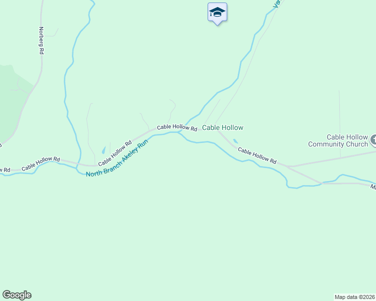 map of restaurants, bars, coffee shops, grocery stores, and more near 2288 Cable Hollow Road in Russell