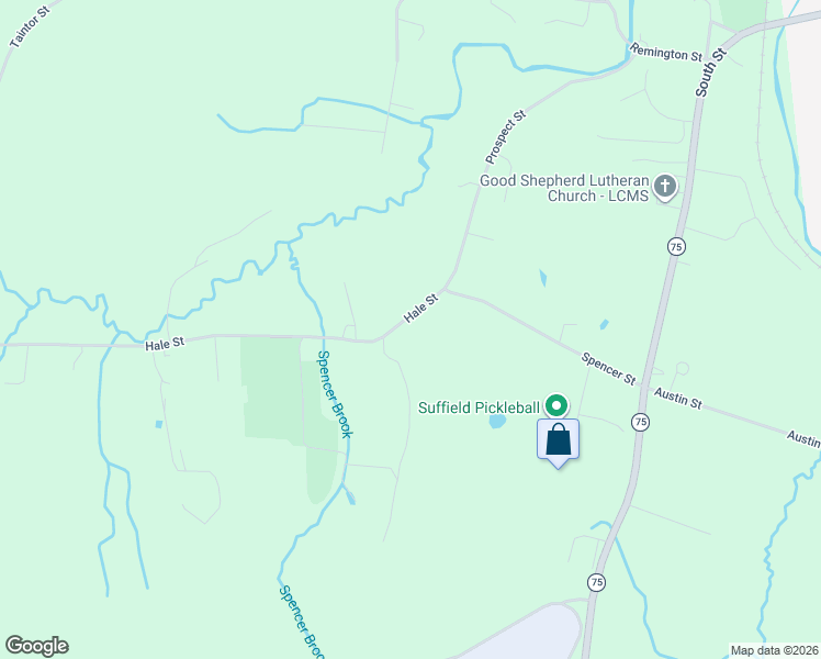 map of restaurants, bars, coffee shops, grocery stores, and more near 431 Hale Street in Suffield