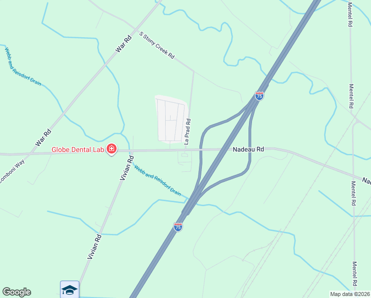 map of restaurants, bars, coffee shops, grocery stores, and more near 6000 La Prad Road in Monroe