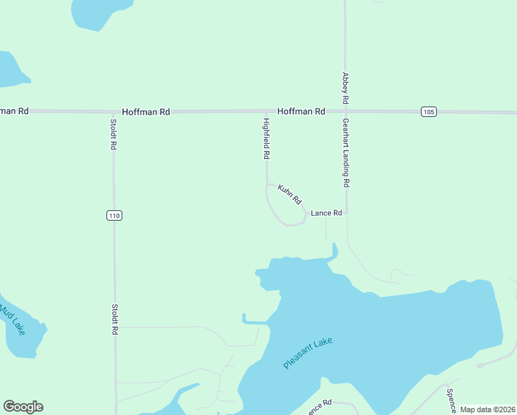 map of restaurants, bars, coffee shops, grocery stores, and more near 57380 Highfield Road in Three Rivers