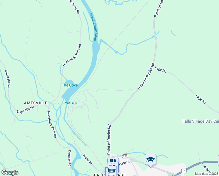 map of restaurants, bars, coffee shops, grocery stores, and more near 48 Dublin Road in Canaan