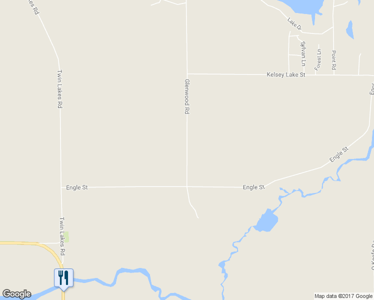 map of restaurants, bars, coffee shops, grocery stores, and more near 56820 Glenwood Road in Cassopolis