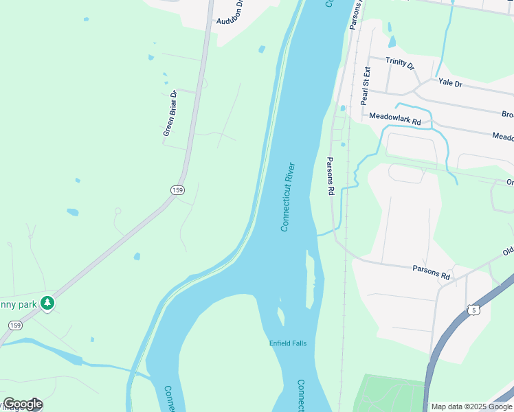 map of restaurants, bars, coffee shops, grocery stores, and more near Windsor Locks Canal State Park Trail (Windsor Locks Canal Towpath) in Suffield