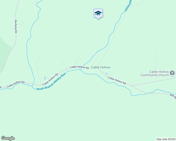 map of restaurants, bars, coffee shops, grocery stores, and more near 2288 Cable Hollow Road in Russell