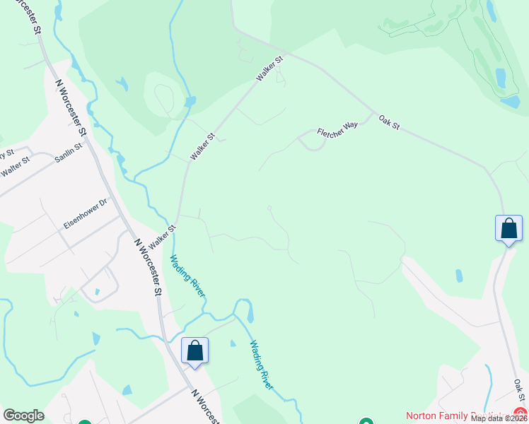 map of restaurants, bars, coffee shops, grocery stores, and more near 12 Pratt Drive in Norton