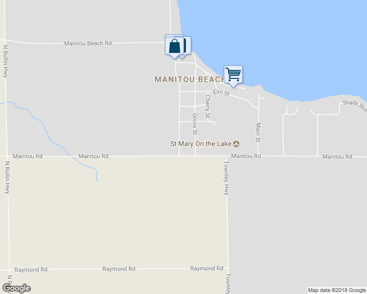 map of restaurants, bars, coffee shops, grocery stores, and more near 755 Devils Lake Highway in Manitou Beach-Devils Lake