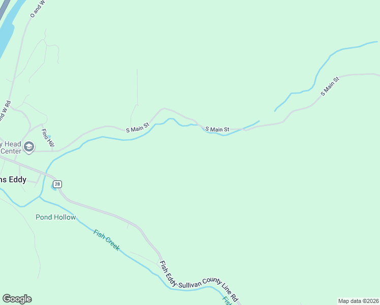 map of restaurants, bars, coffee shops, grocery stores, and more near South Main Street in Delaware