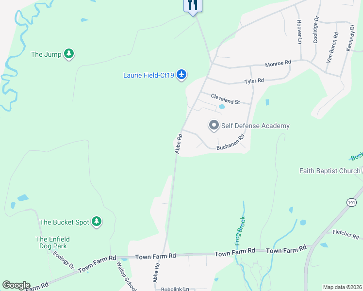 map of restaurants, bars, coffee shops, grocery stores, and more near 169 Abbe Road in Enfield