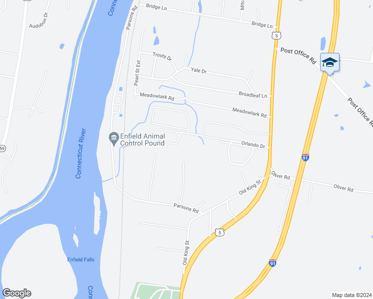 map of restaurants, bars, coffee shops, grocery stores, and more near 2 The Hamlet in Enfield