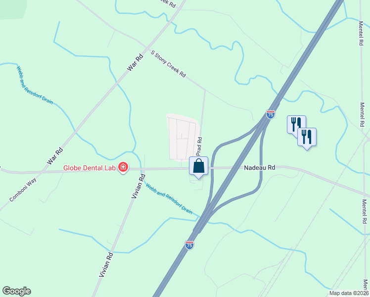 map of restaurants, bars, coffee shops, grocery stores, and more near 11 Carl Drive in Monroe